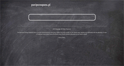 Desktop Screenshot of panipoznapana.pl